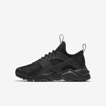 Nike Air Huarache Ultra - Nagyobb Gyerek Utcai Cipő - Fekete/Fekete